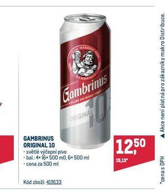 Pivo gambrinus