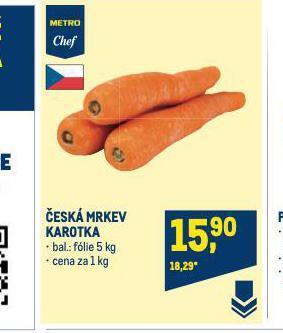 Makro Mrkev nabídka