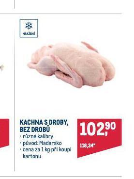 Makro Kachna nabídka