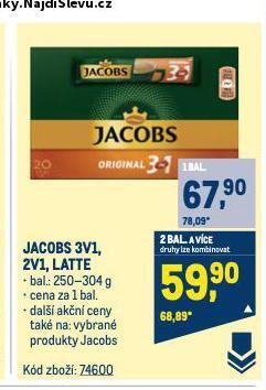 Makro Káva jacobs nabídka