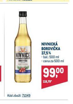 Makro Nivnická borovička nabídka
