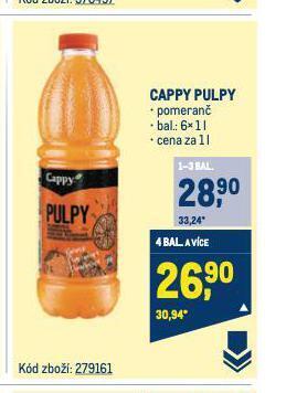 Makro Cappy pulpy nabídka