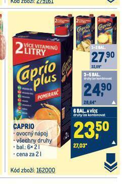 Makro Caprio nabídka