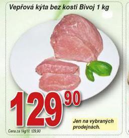 Hruška Vepřová kýta bez kosti nabídka