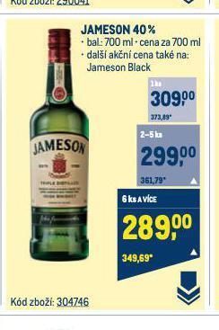 Makro Jameson nabídka