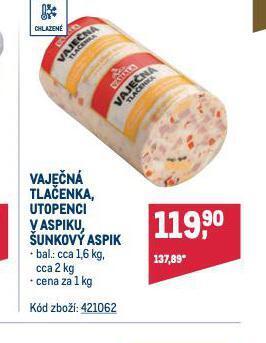 Makro Vaječná tlačenka nabídka