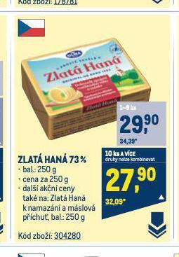 Makro Zlatá haná nabídka