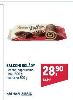 Makro Balconi rolády nabídka