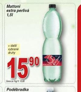 Hruška Mattoni nabídka