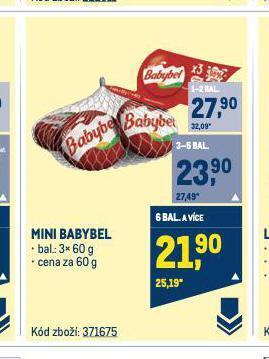 Makro Mini babybel nabídka