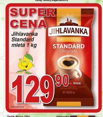 Hruška Káva jihlavanka nabídka