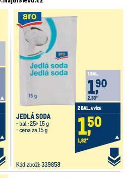 Makro Jedlá soda nabídka