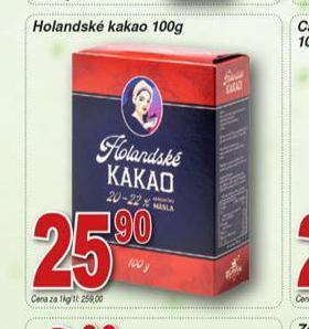 Hruška Holandské kakao nabídka