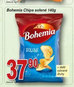 Hruška Bohemia chips nabídka