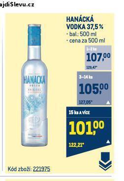 Makro Hanácká vodka nabídka