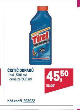 Makro Tiret čistič odpadů nabídka