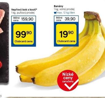 Tesco Banány nabídka