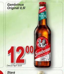 Hruška Pivo gambrinus nabídka
