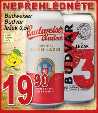 Hruška Pivo budweiser budvar nabídka