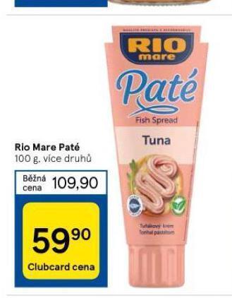 Tesco Rio maré paté nabídka