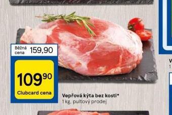 Tesco Vepřová kýta bez kosti nabídka