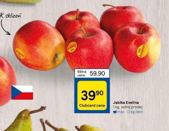 Tesco Jablka evelina nabídka
