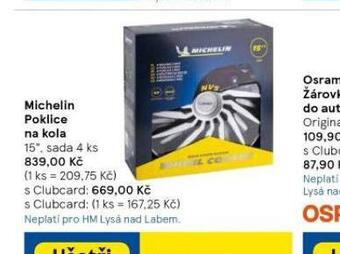 Tesco Michelin poklice na kola nabídka