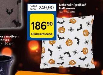 Tesco Dekorační polštář helloween nabídka