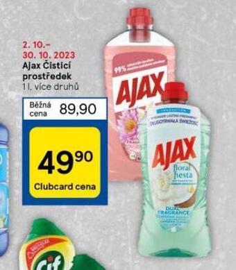 Tesco Ajax čistící prostředek nabídka
