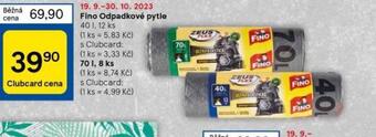 Tesco Fino odpadkové pytle nabídka