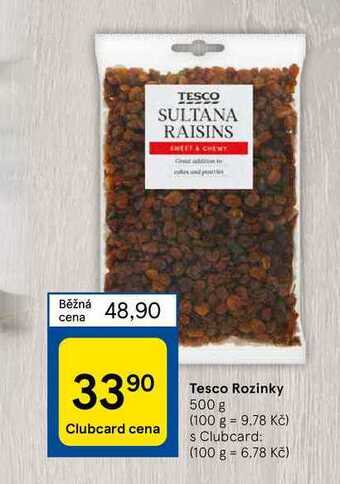 Tesco Tesco rozinky 500 g nabídka