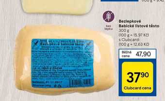 Tesco Bezlepkové babické listové těsto 300 g nabídka