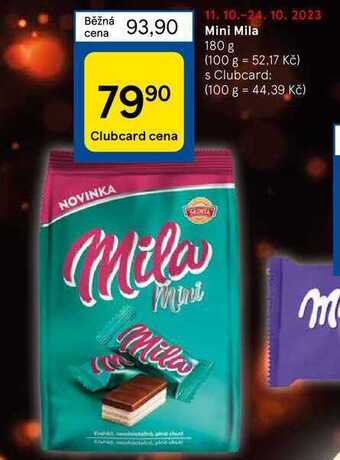 Tesco Mini mila 180 g nabídka