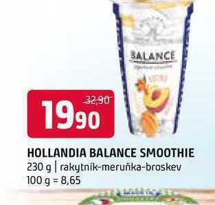 Terno Hollandia balance smoothie 230 g nabídka