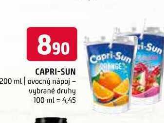 Terno Capri-sun 200 ml nabídka