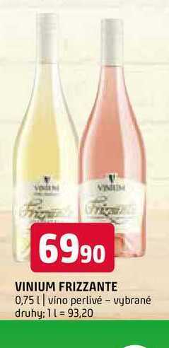 Terno Vinium frizzante 0,75 l nabídka