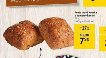 Tesco Proteinová kostka z kamenné pece nabídka