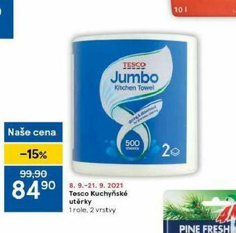 Tesco Tesco kuchyňské utěrky nabídka