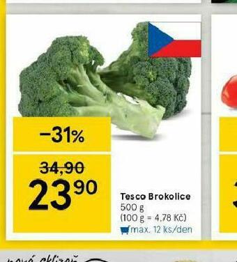 Tesco Brokolice nabídka