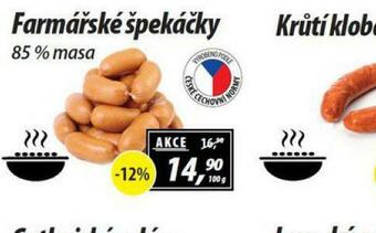 ZEMAN Farmářské špekáčky nabídka