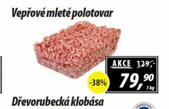 Vepřové mleté polotovar