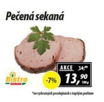 ZEMAN Pečená sekaná nabídka