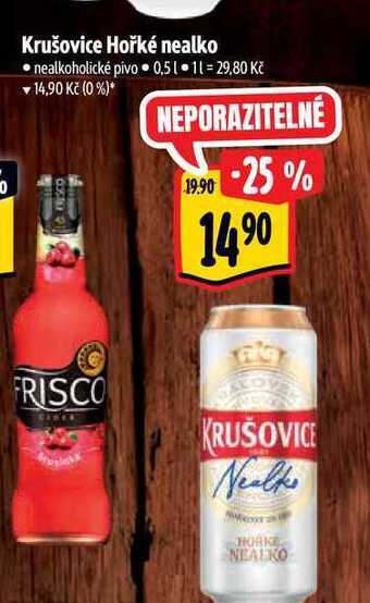 Albert Krušovice hořké nealko 0,5 l nabídka