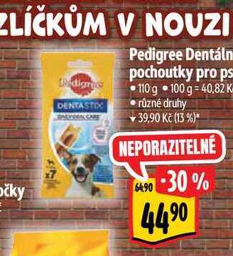 Albert Pedigree dentální pochoutky pro psy 110 g nabídka