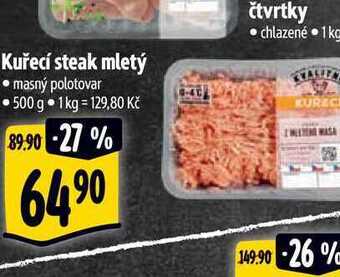 Albert Kuřecí steak mletý 500 g nabídka