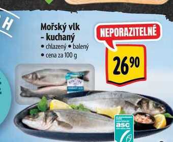 Albert Mořský vlk - kuchaný 100 g nabídka