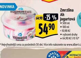 Zmrzlina ah jogurtová 500 ml