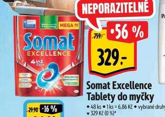 Albert Somat excellence tablety do myčky 48 ks nabídka