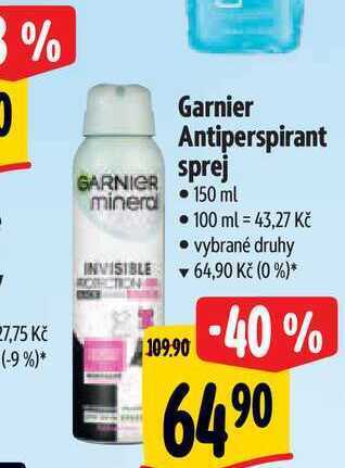 Albert Garnier antiperspirant sprej 150 ml nabídka