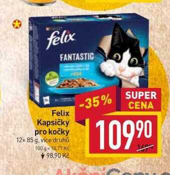 Billa Felix kapsičky pro kočky 12x 85 g nabídka